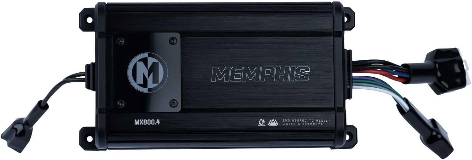Memphis Audio MX800.4 Powersports 800 Watts 4-Channel Amplifier