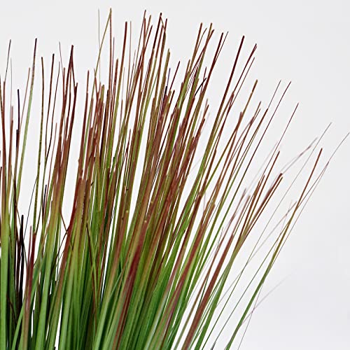 Dolicer 8 Pcs Artificial Plants Artificial Onion Grass Bushes Faux Greenery Shrubs Plastic Wheat Grass Artificial Onion Plants Uv Resistant Plants Garden For Outdoor Indoor Garden Outside Decor 17.3'' #TOP2