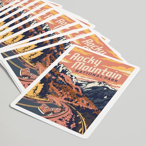 Baraja de cartas Poker Rocky Mountain National Park 52 piezas miniatura 5