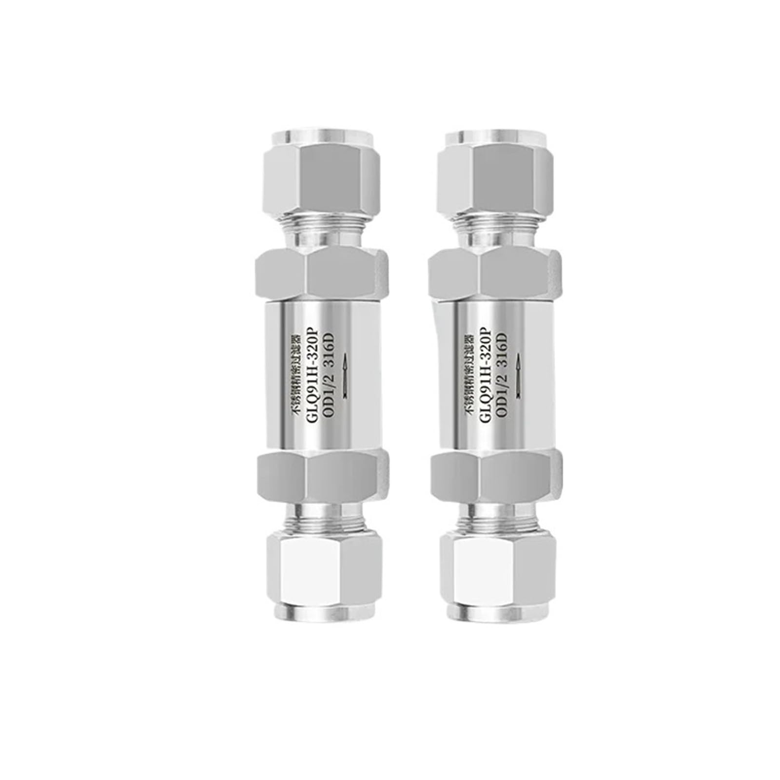 Vanne de filtre inox 316 pour hydrogène et azote haute pureté