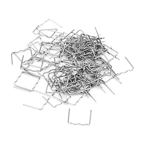 Akozon 100pcs 0.8 mm Auto Pre-Cut Shockproof Repair Staples Welding Kit 3 Types Available Cover