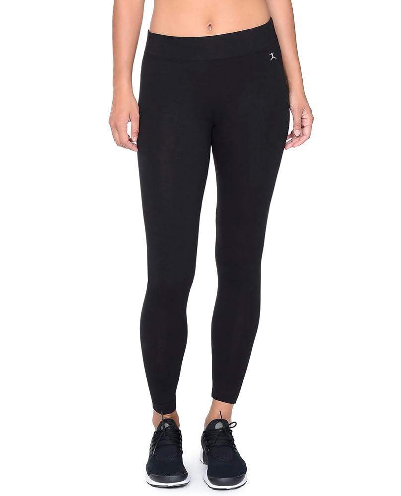 Danskin Women's Essentials Ankle Legging, Black, X-Small at