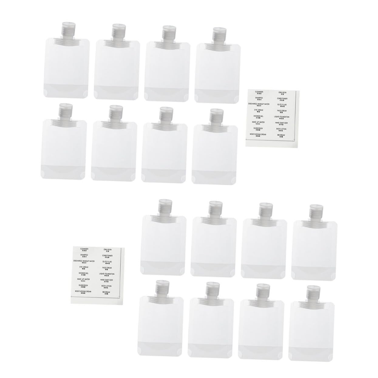 SOESFOUFU 1 Set Travel Bag Travel Containers for Toiletries Toiletry Pouch for Travel Portable Liquids Bottle Travel Toiletries Containers Travel Makeup Bags for Women Clear Gel The Pet