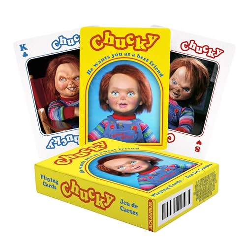 Jeu de cartes Aquarius Horreur Chucky le cadeau original pour anniversaire