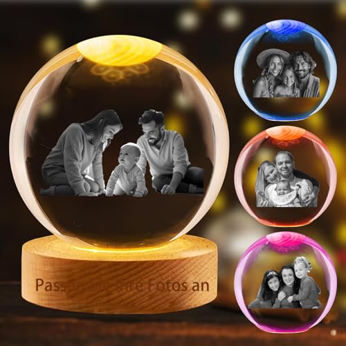 Personalisierte Schneemann-Foto-Schneekugeln, benutzerdefinierte...