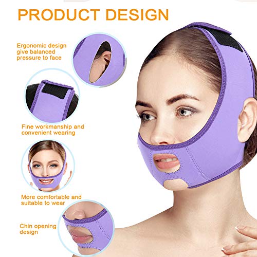 Maschera dimagrante viso, maschera viso a V Slim