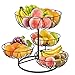 Cesto per frutta a 4 livelli – Ciotola per frutta rimovibile per il piano di lavoro – cucina ad alta capacità – ciotole per frutta – metallo decorativo – Etagere frutta – Bronzo
