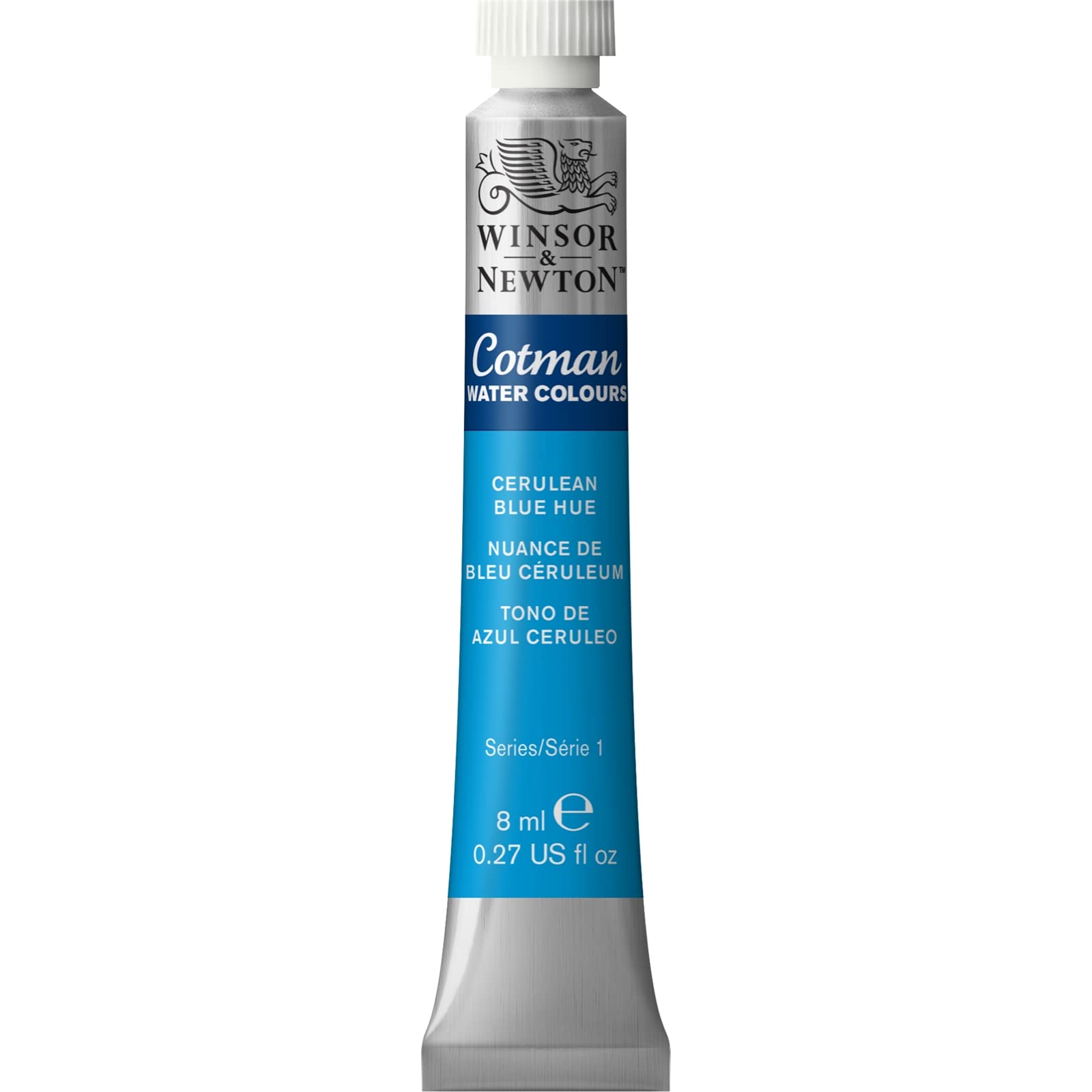 Winsor & Newton 8840088 Cotman Watercolour Paint Studio Watercolours, Vibrant, High-Quality Colours with Very Good Processing Properties, 8 ml Tube - Colourful B