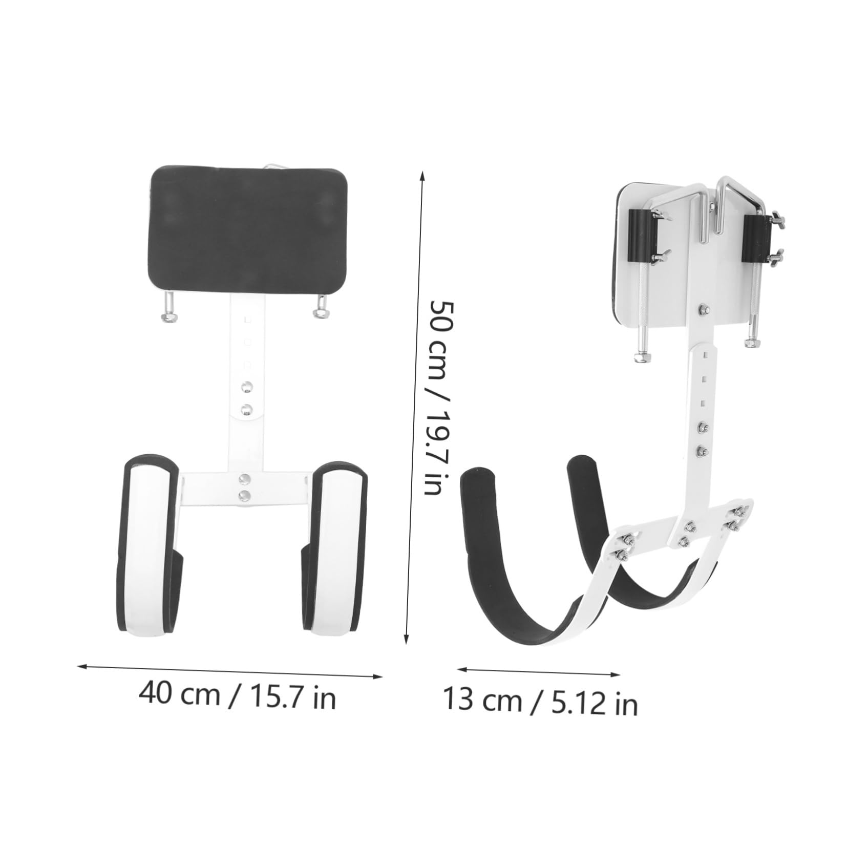 BESPORTBLE Adjustable Snare Drum Holder Carrier for Marching Percussion Snare Drum Accessories White Color for Performances and Practice