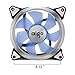 Aigo, Halo Ring LED 120mm 12cm PC CPU Computer Case Cooling Neon Quite Clear Fan Mod 4 Pin/3 Pin (120mm, 2 Pack Blue)