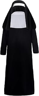 Kids Nun Costume Girl Halloween Nun Costume Black Children Nun Outfit for Halloween Costumes Cosplay Party