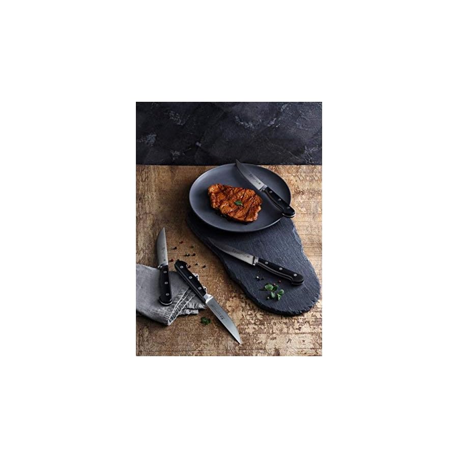 Cangshan TV2 Series 1022889 Swedish 14C28N Steel Forged 4-Piece Steak Knife Set