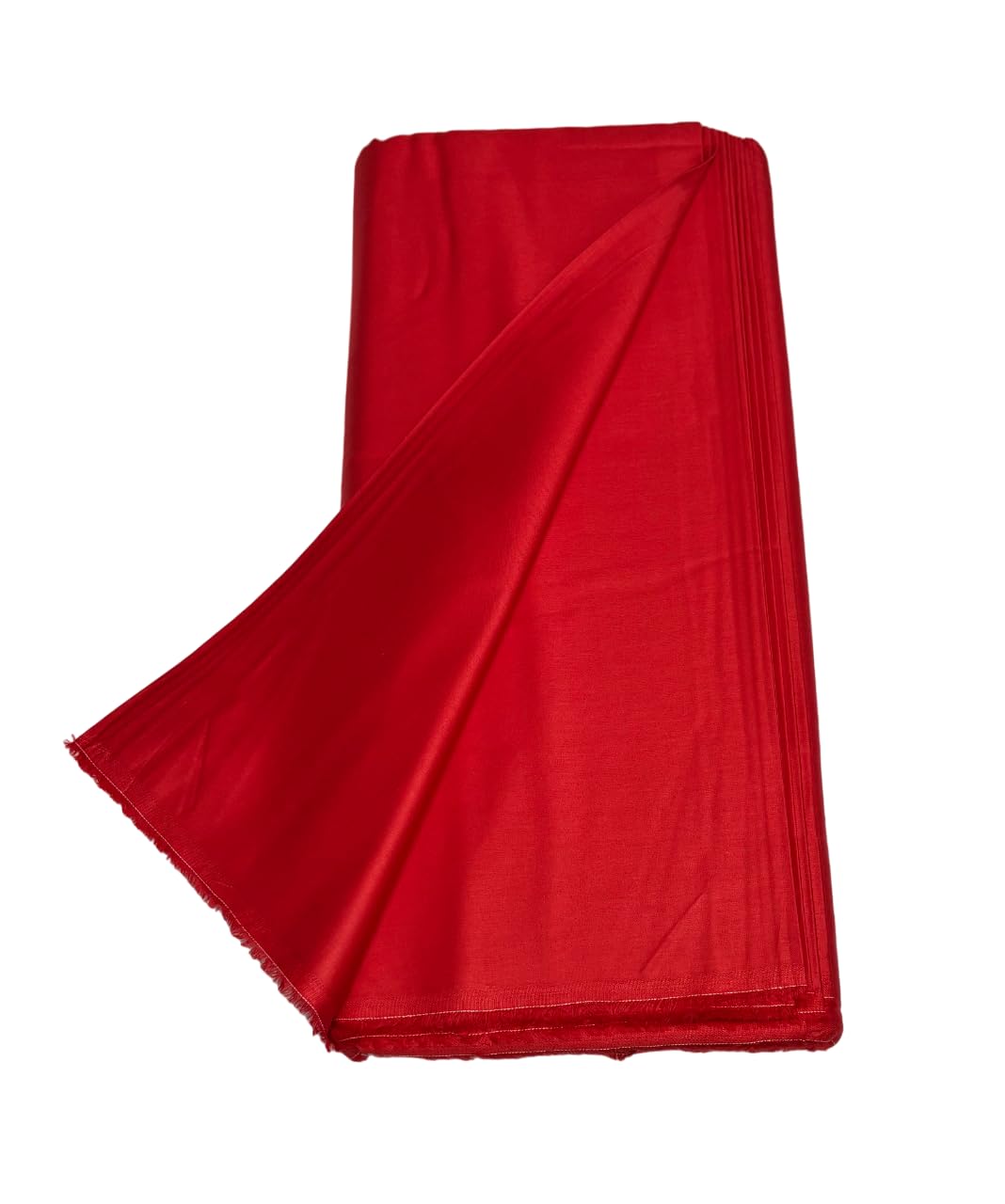 bkrkj Women's Cotton Silk Unstitched fabric for sewing suit salwar chudidar patiyala shirt kameez blouse kurta pyjama pathani jam glace (2 meter, Red)-picture-18