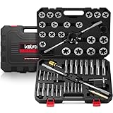 Kolvoii 52-Piece Large SAE Tap and Die Set, 1/4