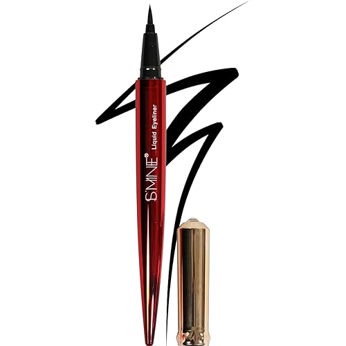 ISMINE Professional Matte Vegan smudge proof Eyeliner, Makeup liner Easy Liquid Pen No-Skip Eyeliner, Waterproof Formula, Long lasting Liquid Eyeliner Black