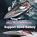 SOWOFA Large high-Speed RC Boat 31mph Alloy Tail kit RC brushless Motor (25 inches) UDI022 3S Battery high-Speed Drive (Dual Battery)