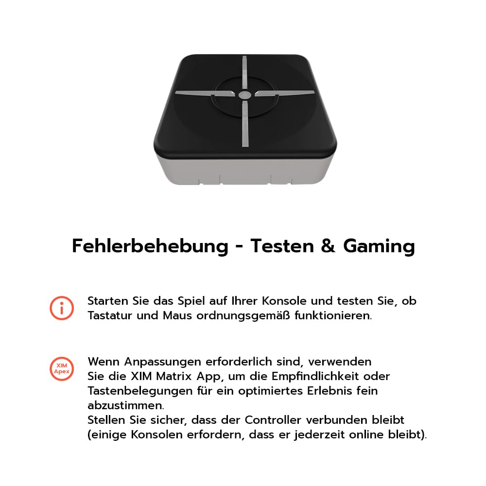 Mcbazel XIM Matrix Multi-Input Adapter Tastatur- und Maus-Anschluss Konverter für PS5,Xbox Series X/S,Xbox One, PS4, PC