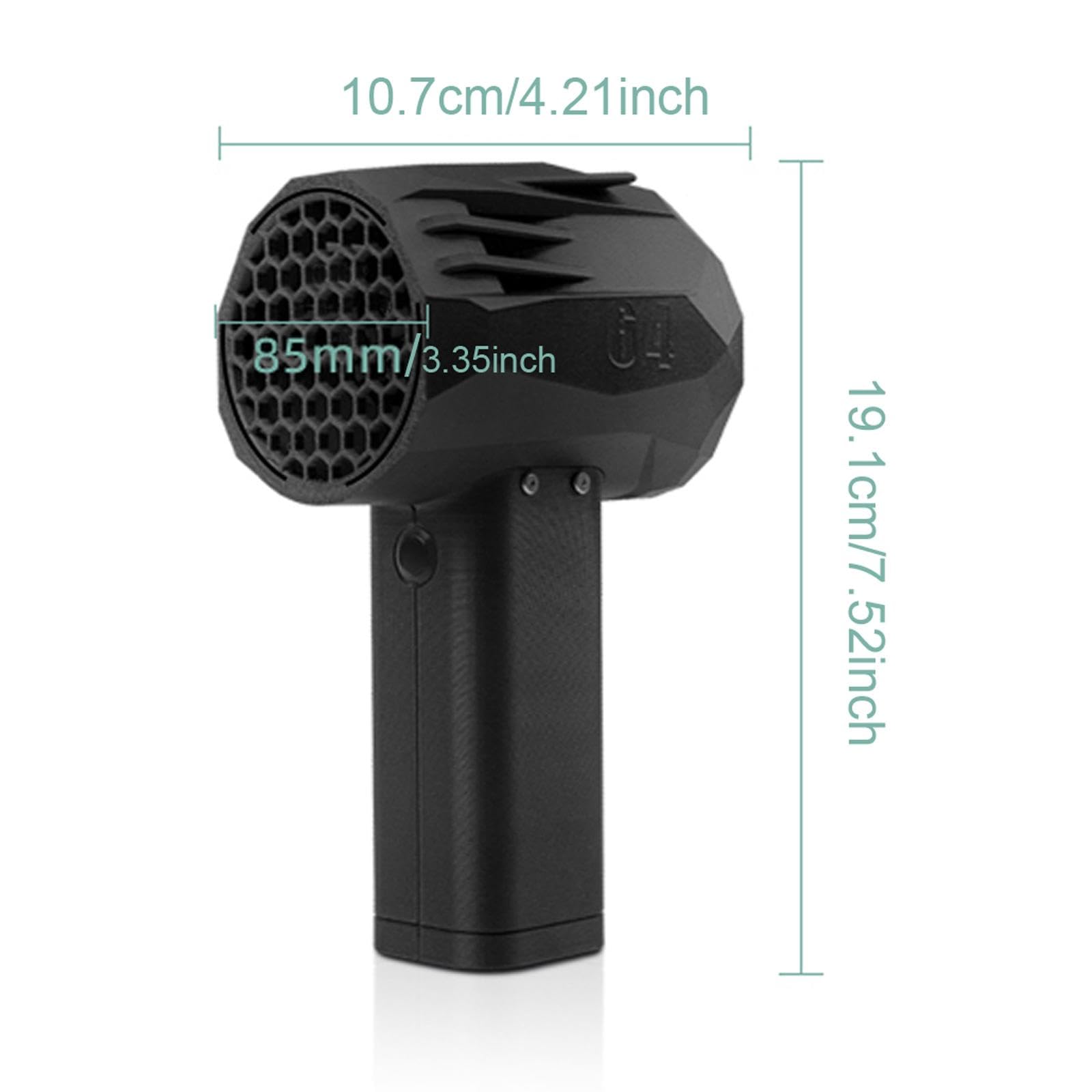 Souffleur à Air, Souffleur électrique Compact, Dépoussiéreur Portable sans Fil avec Fonction de Refroidissement, Facile à Transporter pour Le