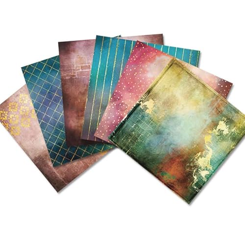 Brilliant Life Theme Kids Children Scrapbook, Diy Album Scrapbook Paper, Hand Account, Greeting Card Making Background Paper Craft Supplies Painting Decoration Travel Diary Paper 6"X6" #TOP4