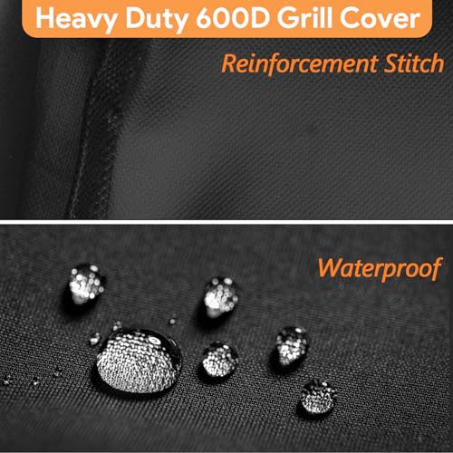 Image of Griddle Cover for Blackstone Culinary 30 inch 1934 2163 2092, Heavy Duty Waterproof 600D Griddle Cover for Blackstone 28 inch Pro Series 3 Burner 1901 2152