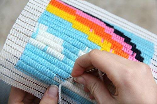 Image of Fox DIY Weaving kit and Fox Colorful DIY Needlepoint Embroidery Craft Kit for Beginners Bundle