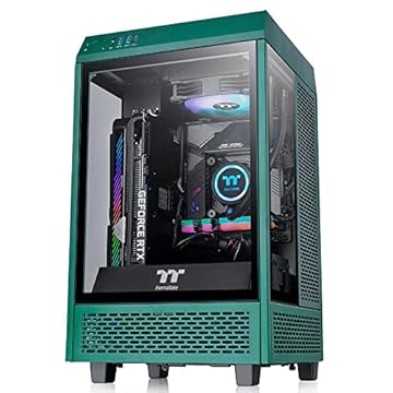 GABINETE TT THE TOWER 100 MINI GREEN 3G.TEMP/2 * 120MM CA1R300SCWN00
