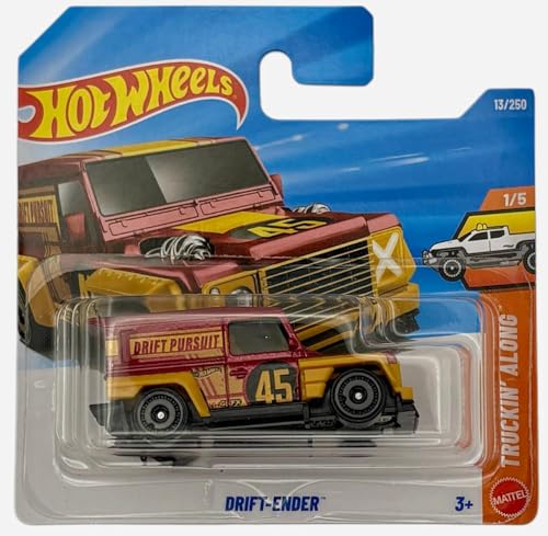Hot Wheels Drift-Ender 1:64 Metal y Plástico Rojo miniatura 1