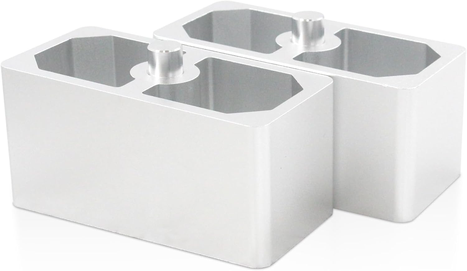 Billet Aluminum Rear Blocks Leveling Lift Kit For Ford F-250 F-350 Super Duty 1999-2020 & 2000-2005 Excursion 2WD 4WD (2.5 inch)