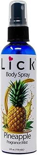 LICK Pineapple Scented Body Spray – Crisp Tropical Fragrance Mist – 4 fl oz