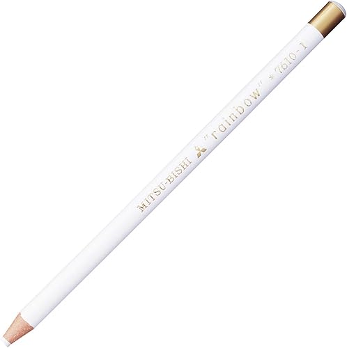 Miniatura 2 de Mitsubishi Pencil K7610.1 - Lápices de colores a base de agua, color blanco, 1 docena
