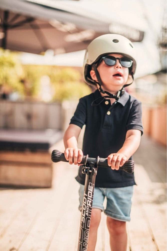 Scooter e Ride Helm XS Groen con Lijntjes