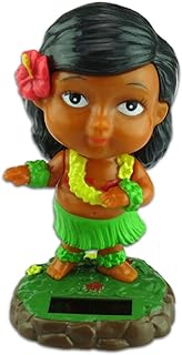 KC Hawaii Keiki Hula Dancer Bobblehead Solar Doll