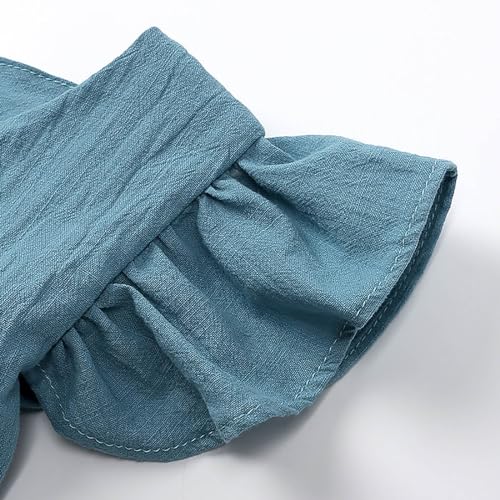 Girls Dresses for Kids Short Fly Sleeve Bowknot Tulle Gown Dress Clothes Toddler Girl Striped Dress4