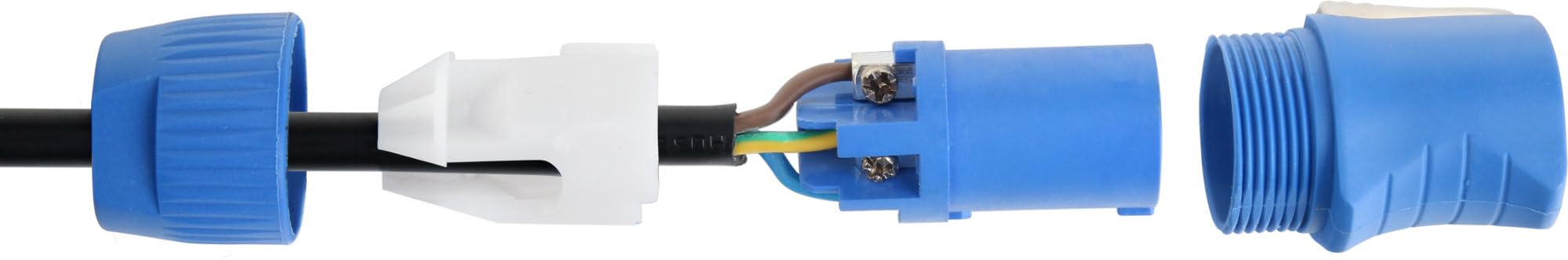 Pronomic Stage EUPPD-10 Kabel hybrydowy Schuko/Powercon DMX 3-pin 10m