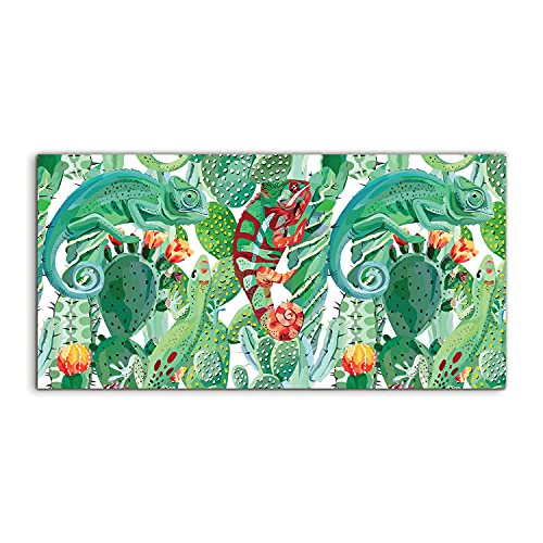 Tableau sur verre 140x70cm résistant humidité pour remplacer toile ternie