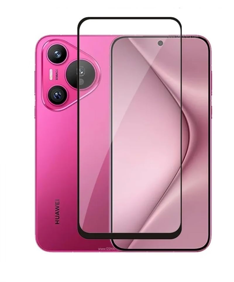 Huawei Pura 70 / Pura 80Tempered Glass Screen Protector Full Coverage Screen Protector Glass 9H Hardness Scratch Proof Anti Shatter Glass For Huawei Pura 70 / Pura 80