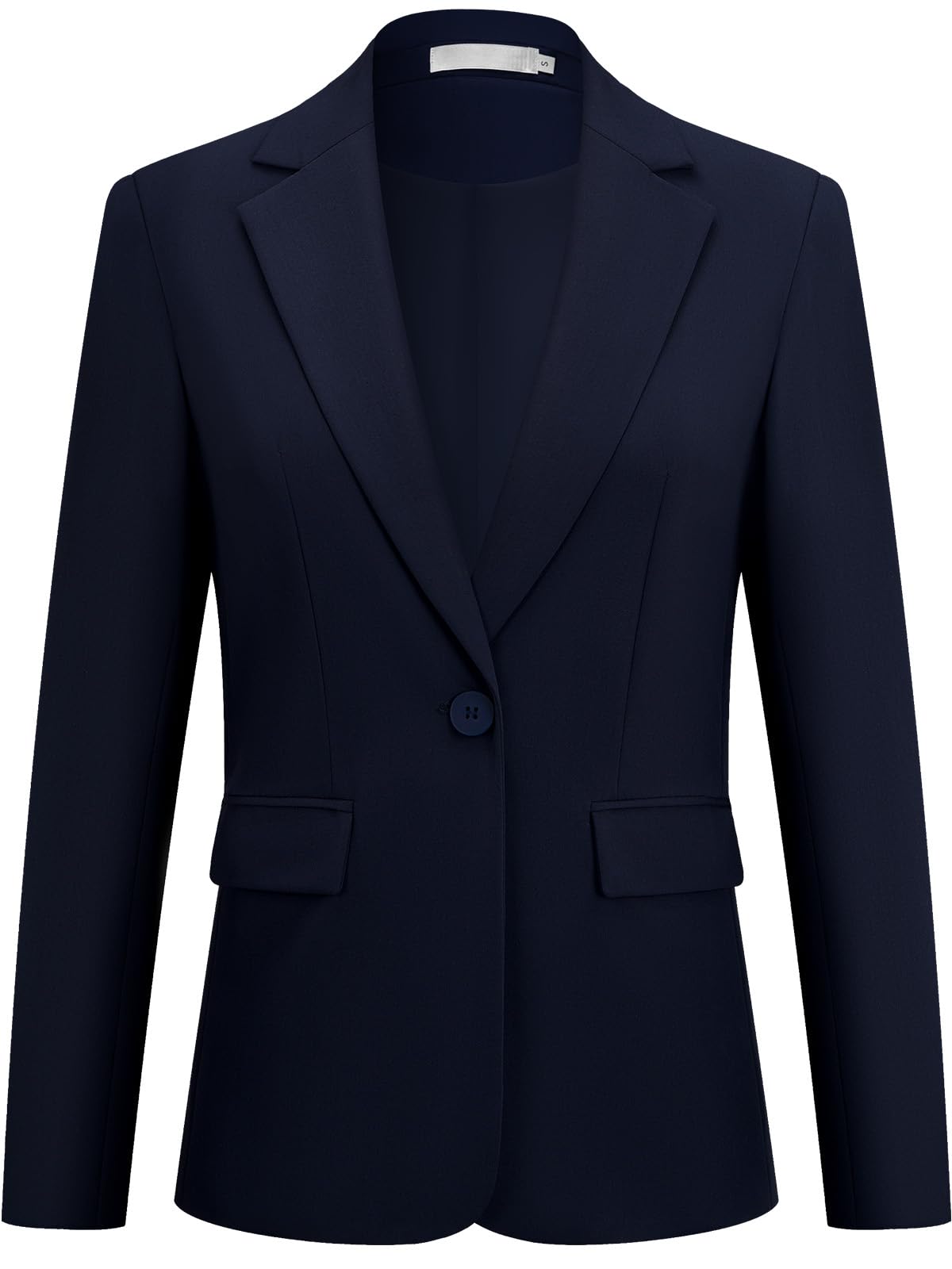 Blazer Damen Business Casual Elegant Damen Jacke Langarm Arbeit Büro Knopf Open Front Jacke mit Taschen