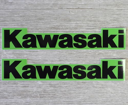 Green Decals Stickers Graphics Compatible with Kawasaki KX60 KX65 KX80 KX85 KX100 KX125 KX250 KX300 Ninja 250 300 500 ZX6 ZX6R ZX7 ZX7R ZX9 ZX9R ZX10 ZX10R ZX11 ZX12 ZX12R ZX14 ZX14R