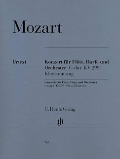Konzert C-Dur KV 299 Fl Ha Orch. Flöte, Harfe, Klavier: Besetzung: Flöte und Klavier (G. Henle Urtext-Ausgabe)