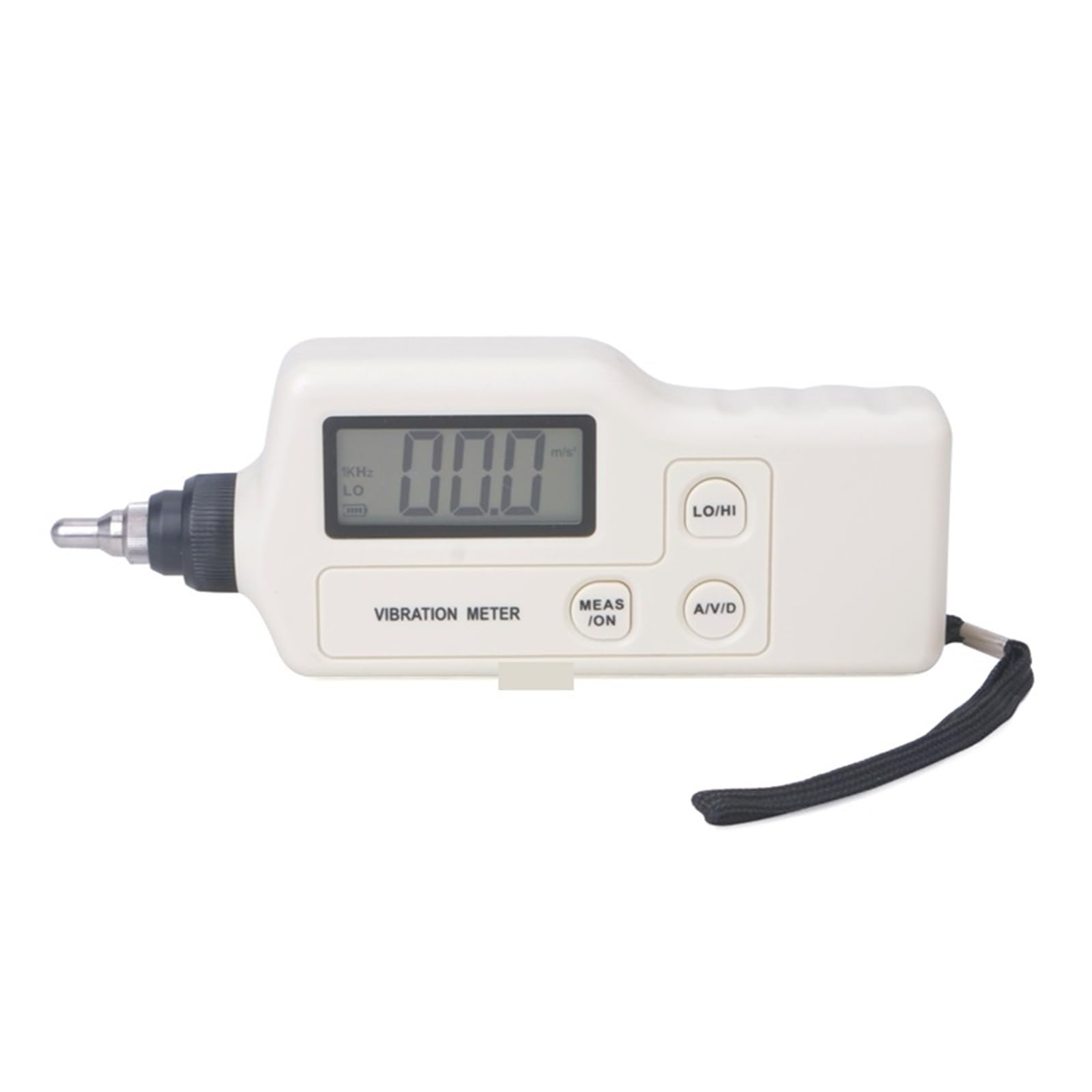 Analizador de vibraciones, Analizador de vibración digital LCD, medidor portátil con salida CA, probador vibrómetro luz fondo 0,1 a 199,9 m/s2