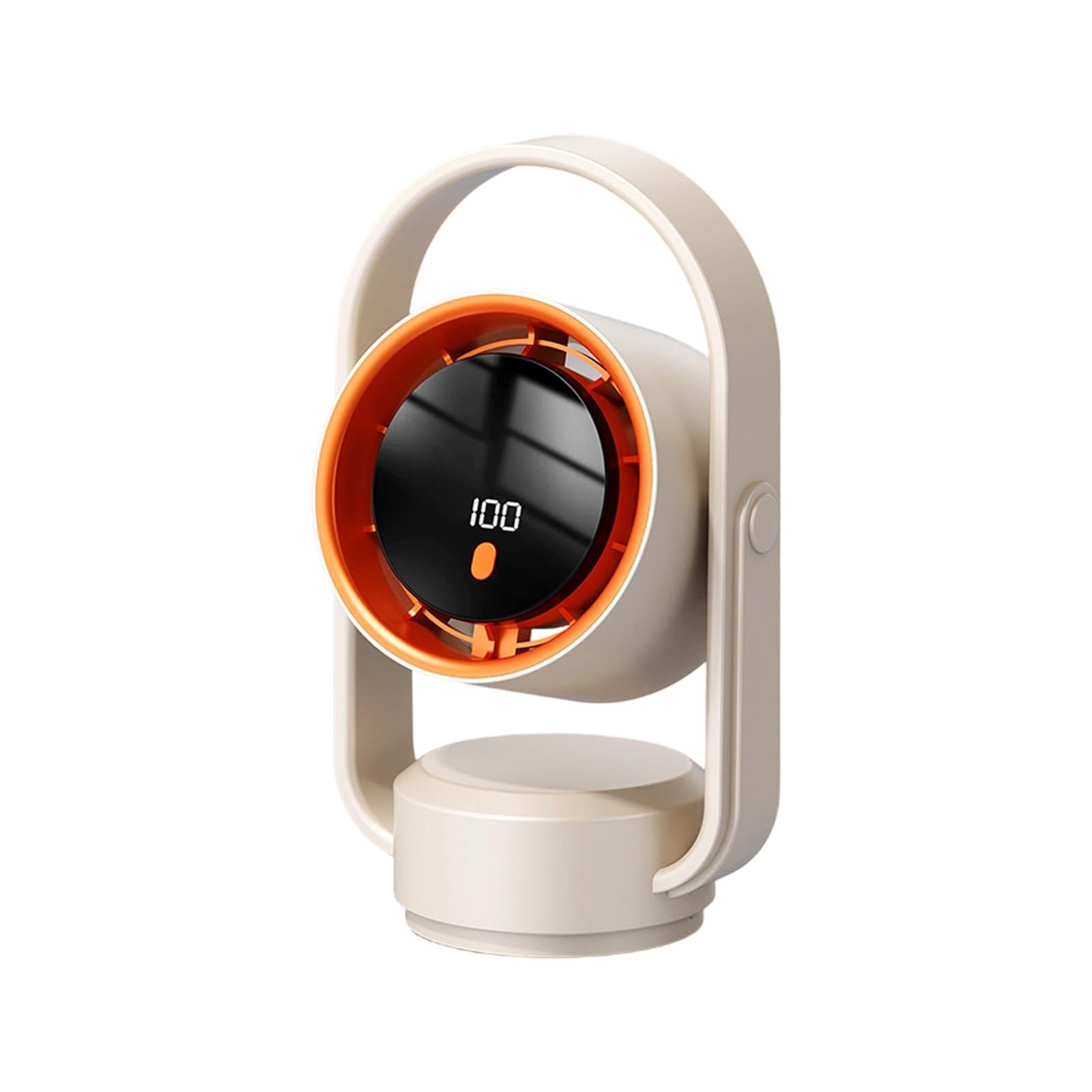 Tsophreniq Compact Design Portable USB Fan with 100 Speeds and 1800mAh Battery Air Circulation Fan Suitable for Desk Cooling Multi Speed
