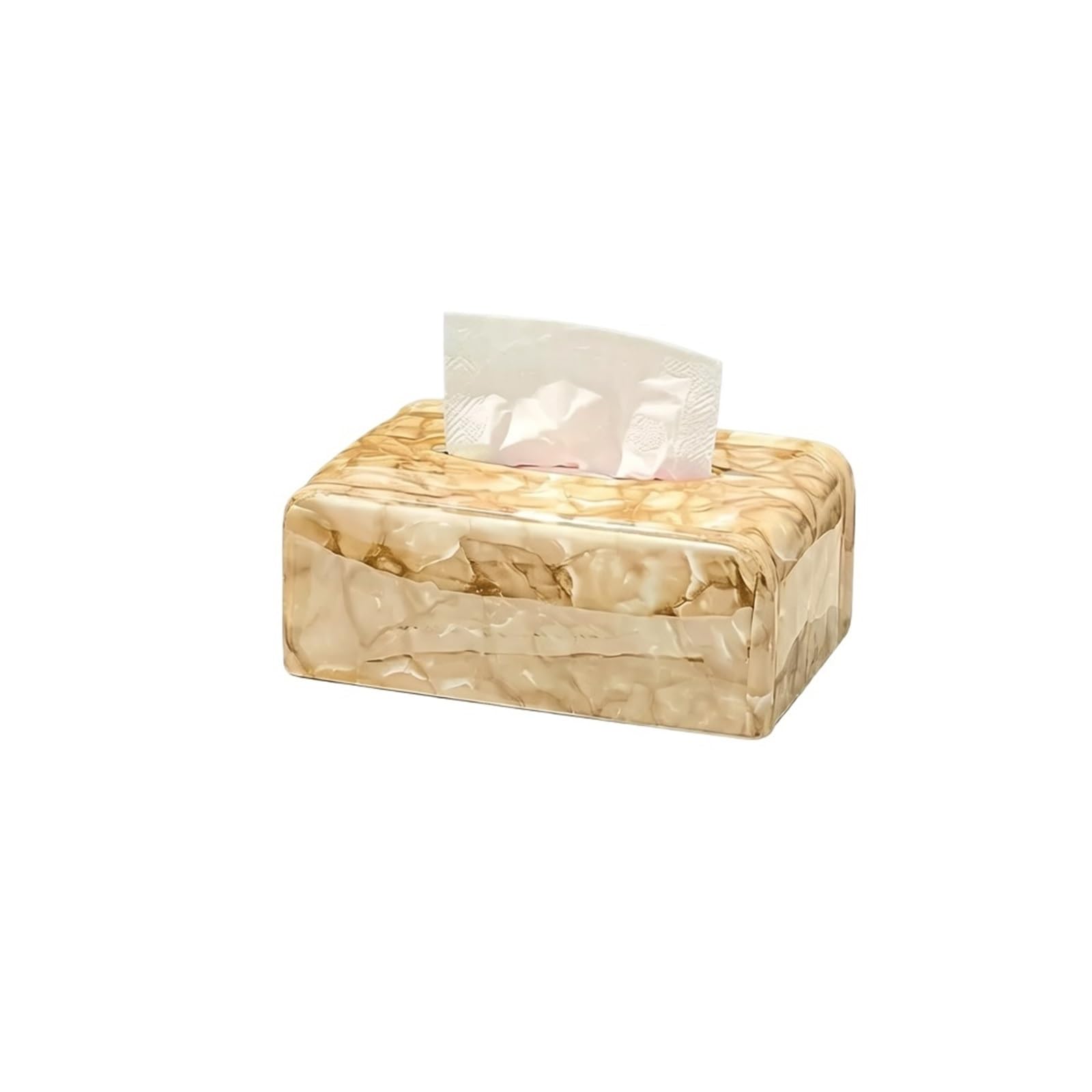 Minimalist High-end Ceramic Tissue Box Stylish And Creative Desktop Dispenser Storage Tabletop