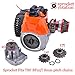 49cc 2 Stroke Gas Scooter Engine with Racing Air Filter for ScooterX EVO Pep Boys Zoom Bicycle Motorized DIY