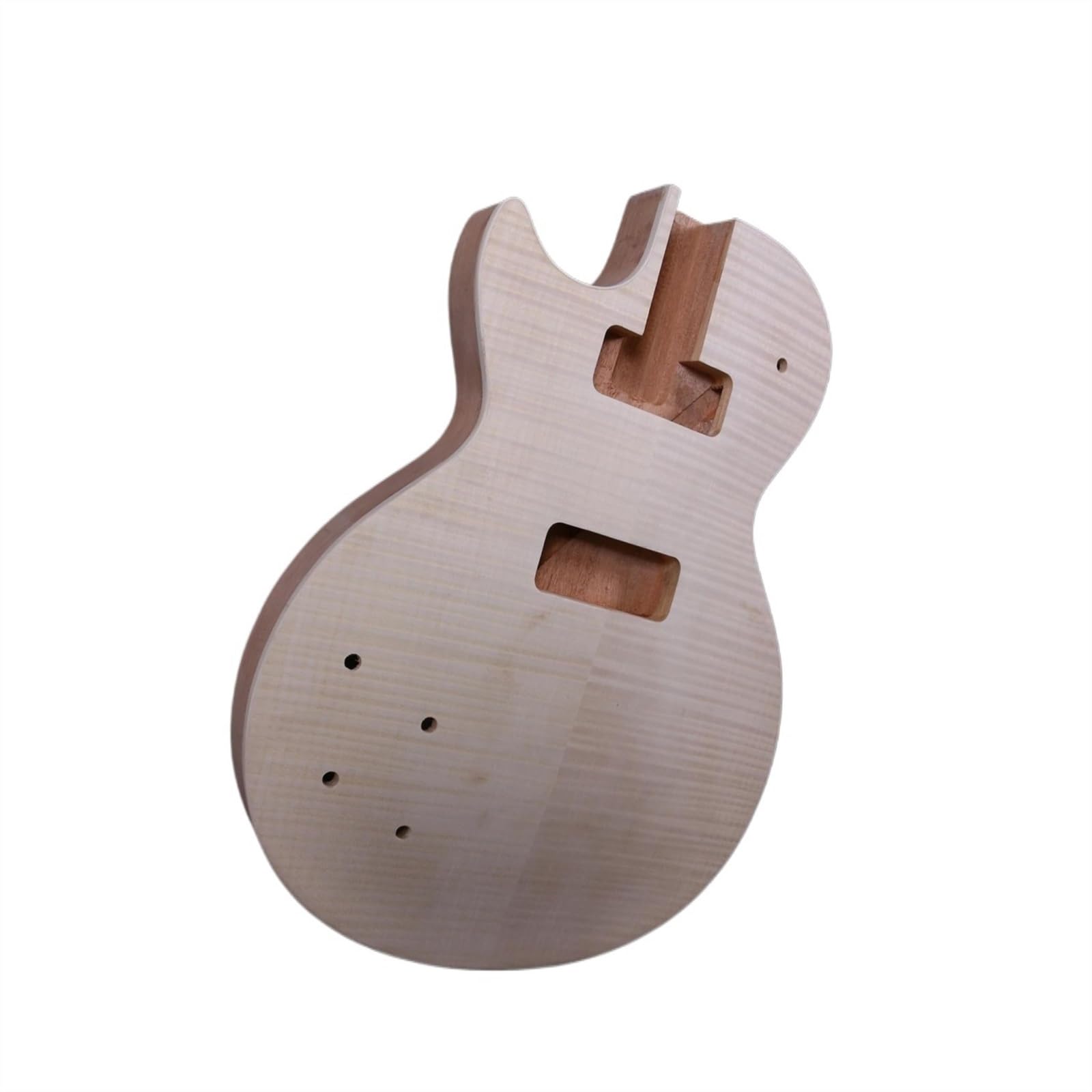 ricambio per corpo chitarra Corpo Di Chitarra Elettrica Fai Da Te Per Mancini In Mogano + Impiallacciatura In Acero Fiammato Parti Di Chitarra Fatte A Mano Non Rifinite