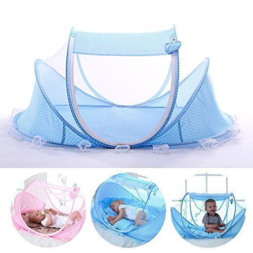 LUCKSTAR Baby Travel Bed Fold Baby Bed Mosquito Net Netting Play Tent