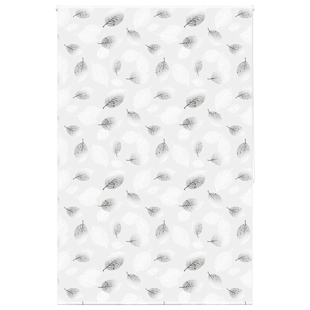 Store Enrouleur de Douche 160x240 cm, Largeur du Tissu 156 cm, Motif Feuilles, Stores Salle de Bain occultants imperméables PEVA, pour fenêtre et bac à Douche, Plafond, antidérapant Enfant