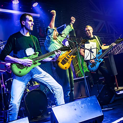 image for Chitidr 24 Pcs Inflatable Guitars for Parties Bulk Blow Rock Star Guit