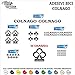 Lot de stickers Colnago découpés individuellement Stickers compatibles Kit d'autocollants personnalisables Couleur vélo