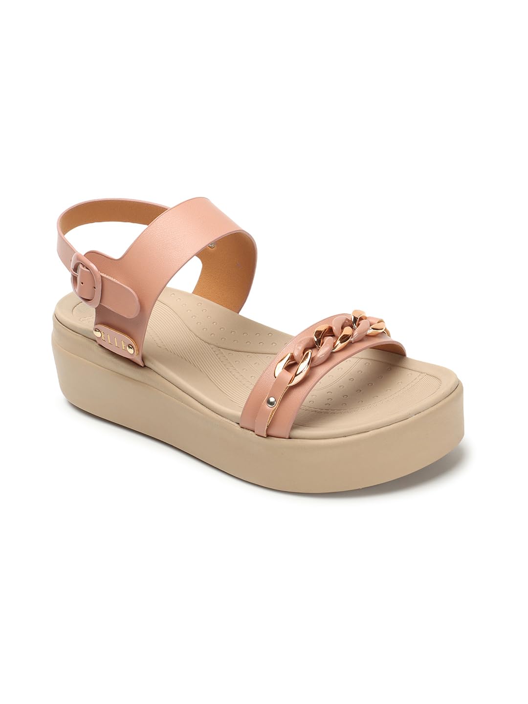 ELLE Women Sandal,Nude,UK-5 (B0DGQHR96S) Amazon Price History, Amazon Price Tracker