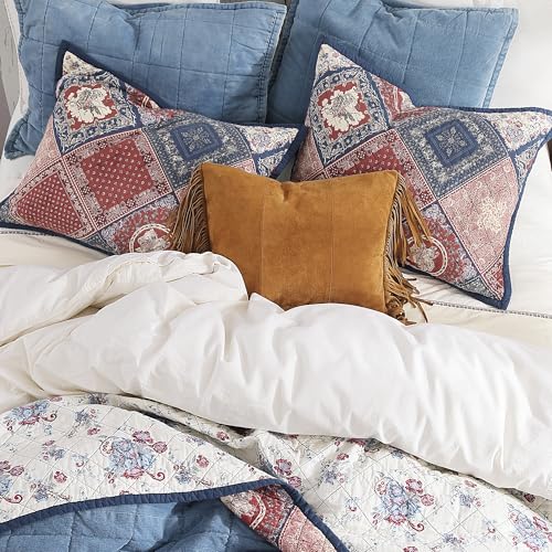 Image of Paseo Road Tasha Polizzi Patchwork Bandana 3 Piece King Cotton Quilt Set